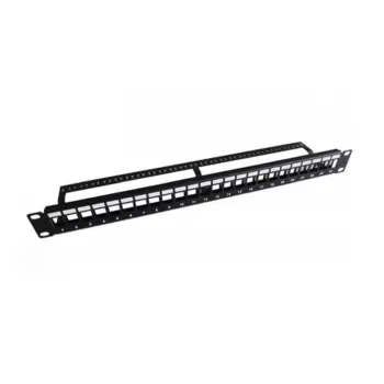 UPTEC - Panneau 19" 1U - KeyStone - 24 ports nu RJ45