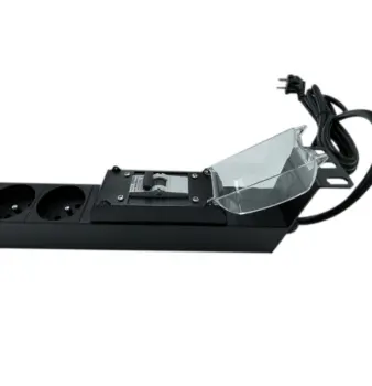 UPTEC - PDU 19" 1U multiprises 6 prises + disj diff 16A 30mA LEGRAND