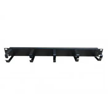 UPTEC - Panneau 19" 1U guide passe câble - 5 anneaux