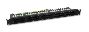 UPTEC - Panneau téléphonique 1U Cat 3 50 ports 3-6/4-5
