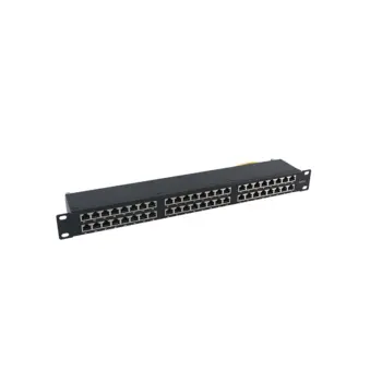 Panneau brassage 19" 1U équipé 48 ports CAT6 STP - NPR