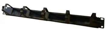 UPTEC - Panneau 19" 1U balai passe câble et 5 anneaux