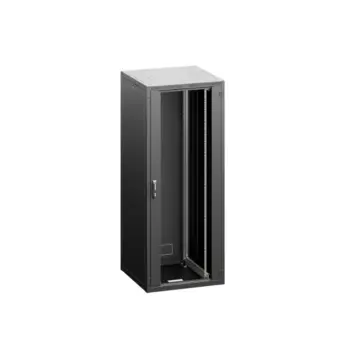 Baie 19'' 42U noire 800 x 800 soudée (charge 800 Kg)