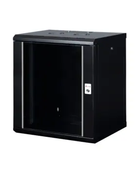 UPTEC - Baie 19" 12U 600x600 (charge 800Kg) porte avant vitrée