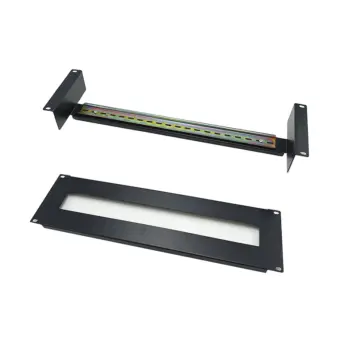 UPTEC - Support 19" rail DIN 3U avec face modulaire