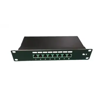 UPTEC - Panneau brassage 10" équipé 8 ports Cat6 FTP