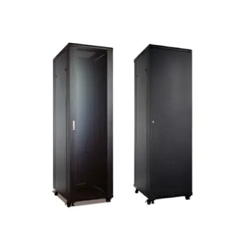 UPTEC - Baie 19" 42U 600x600 (charge 400Kg) porte avant vitrée - NPR