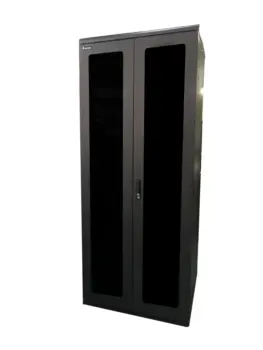 UPTEC - Baie 19" 37U 800x800 (charge 800Kg) porte avant double vitrée