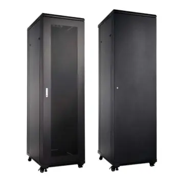 UPTEC - Baie 19" 26U 600x800 (charge 800Kg) porte avant perforée