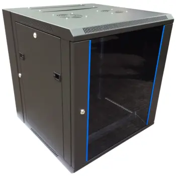 UPTEC - Coffret mural pivotant 19" 12U 600mm - 3 parties