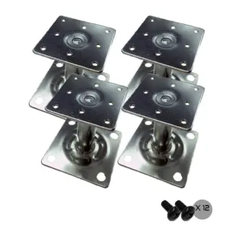 UPTEC - Lot de 4 pieds vérins 35cm pour socle 8063335 & 8063342 EOL
