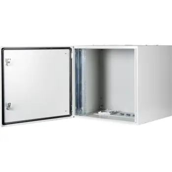 UPTEC v2 - Coffret indoor 19" 12U 600x600mm IP55 - IK10 - Gris