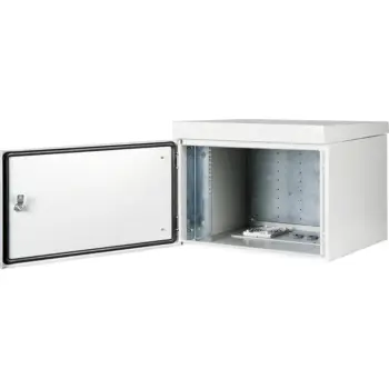 UPTEC v2 - Coffret outdoor 19" 7U 600x450mm IP55 - IK10 - Gris