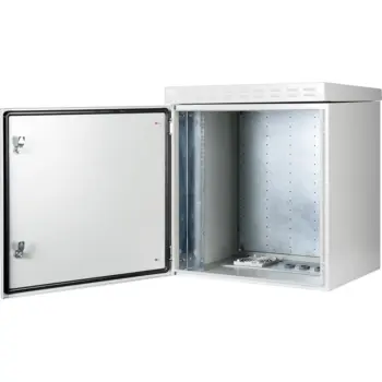 UPTEC v2 - Coffret outdoor 19" 12U 600x450mm IP55 - IK10 - Gris
