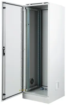UPTEC v2 - Baie indoor 19" 42U 600x450mm IP55 - IK10 - Gris