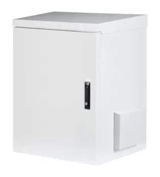 UPTEC v2 - Coffret outdoor 19" 20U 600x600mm IP55 - IK10 - Gris