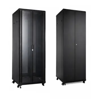 UPTEC - Baie 19" 42U 800x1000 Porte AV Dble Vitrée / AR Dble Métal