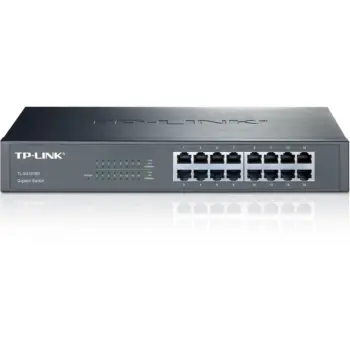 TP-LINK - Switch 16 ports rackable Gigabit - boîtier métal TL-SG1016D
