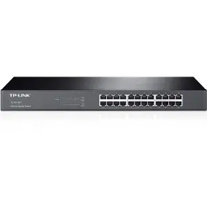 TP-LINK - Switch 24 ports rackable Gigabit - boîtier métal -TL-SG1024