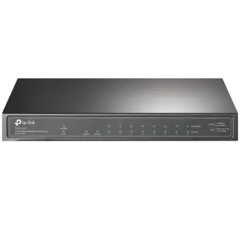 TP-LINK - Switch 10ports Giga 8ports PoE+ (63W) 1port SFP -TL-SG1210P