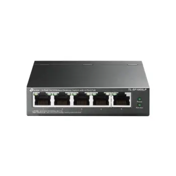TP-LINK - Switch bureau 5 ports 10/100 dont 4 PoE - TL-SF1005LP
