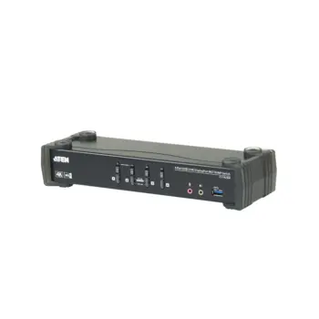 ATEN - CS1924M - Commutateur KVMP™ MST DisplayPort 4K 4 x USB 3.0 NPR