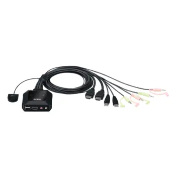 ATEN - CS22H - Commutateur KVM câble HDMI 4K USB 2 ports - NPR