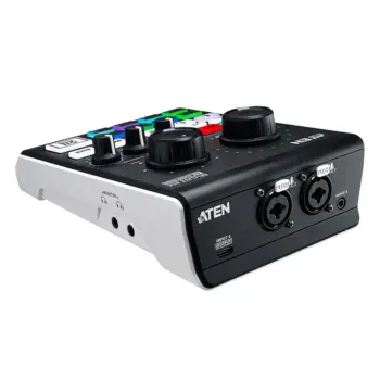 ATEN - UC8000 - Mélangeur audio de podcasting optimisé par l’IA