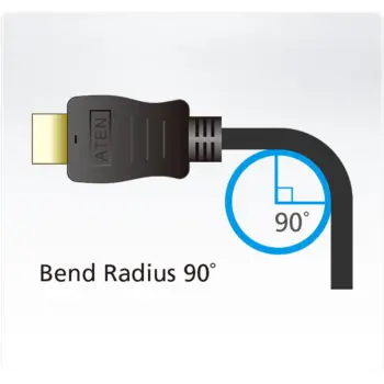 ATEN - 2L-7D03H - Câble HDMI True 4K haute vitesse 3m avec Ethernet