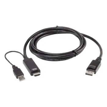 ATEN - 2L-7D02HDP - Câble HDMI vers DisplayPort True 4K de 1.8m