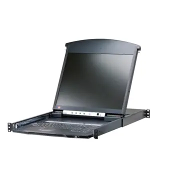 ATEN - KL1508AIM - Commutateur KVM LCD à deux rails 8ports