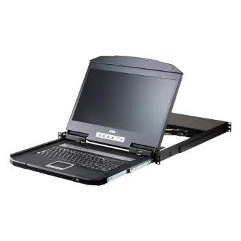 ATEN -CL3116- Commutateur KVM VGA écran LCD 1 rail PS/2 USB 16 ports