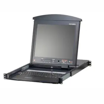 ATEN - KL1508AN - Commutateur KVM LCD à 2 rails Cat.5 8 ports 19''