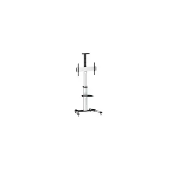 Support mobile écran+caméra 37-70" 50Kg max haut réglable + tablette
