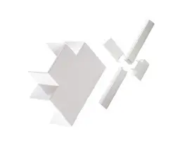 Jonction en T pour moulure 25x17 - Lot de 10