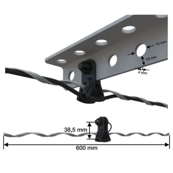 Dispositif de suspension spiralé ADSS 4,80 - 6,20mm