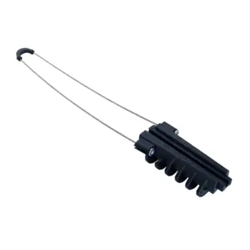 Pince d'ancrage pour réseaux cablés à porteur fig.8