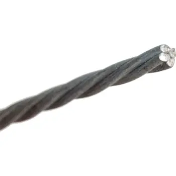 EW49 : câble de terre acier nu diam 5.05 mm/le m