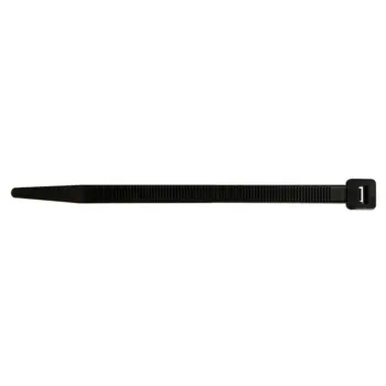 Collier noir double fermeture PA6 TED - 180x9 /Qté 100