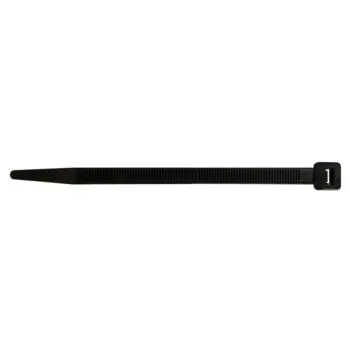 Collier noir double fermeture PA6 TED - 260x9 /Qté 100