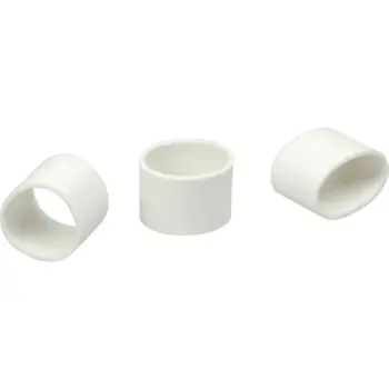 Bague PLIO Markers Ø12mm Lg 10mm blanc /Qté 100