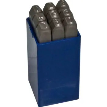 Jeu de 9 chiffres 5mm (0-8) pour massette TED