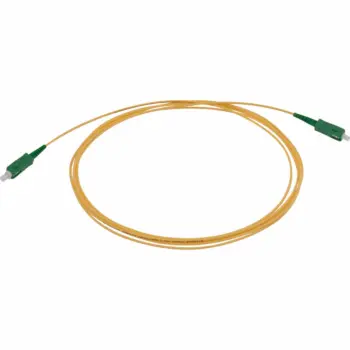 Cordon optique SX SC/APC-SC/APC G.657A2 Ø2,0mm Jaune Lg 1m