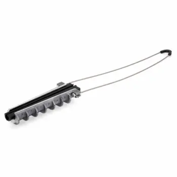 ACAL 12: Pince ancrage fourreau alu câble rond Ø12-14mm