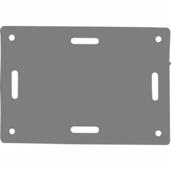 ETIQG : Etiquette de repérage rectangulaire grise /Qté 100