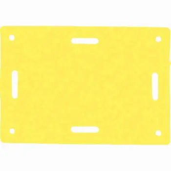 ETIQJ : Etiquette de repérage rectangulaire jaune /Qté 100