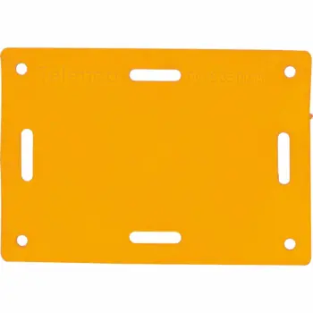 ETIQO : Etiquette de repérage rectangulaire orange /Qté 100