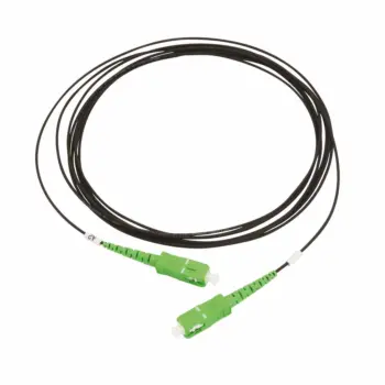 Cordon optique SX SC/APC-SC/APC G.657A2 Ø1,6mm Noir Lg 3,5m