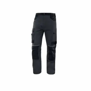 Pantalon de travail gris / noir - genoux préformés Optima T.M