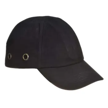 Casquette de protection anti-heurt style baseball noire
